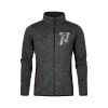 Männer Strickfleece-Jacke mit Stehkragen  E7700 Miniaturansicht