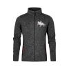 Männer Strickfleece-Jacke mit Stehkragen  E7700 Miniaturansicht