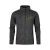 Männer Strickfleece-Jacke mit Stehkragen  E7700 Miniaturansicht
