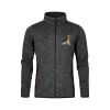 Männer Strickfleece-Jacke mit Stehkragen  E7700 Miniaturansicht