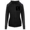 Damen cool contrast zoodie JC058 Miniaturansicht