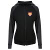 Damen cool contrast zoodie JC058 Miniaturansicht