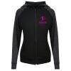 Damen cool contrast zoodie JC058 Miniaturansicht