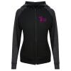Damen cool contrast zoodie JC058 Miniaturansicht