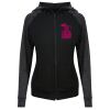 Damen cool contrast zoodie JC058 Miniaturansicht