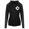 Damen cool contrast zoodie JC058 Miniaturansicht