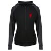 Damen cool contrast zoodie JC058 Miniaturansicht