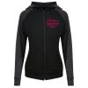 Damen cool contrast zoodie JC058 Miniaturansicht