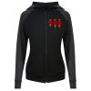 Damen cool contrast zoodie JC058 Miniaturansicht