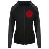 Damen cool contrast zoodie JC058 Miniaturansicht