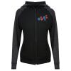 Damen cool contrast zoodie JC058 Miniaturansicht