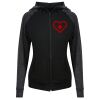 Damen cool contrast zoodie JC058 Miniaturansicht