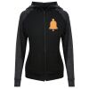 Damen cool contrast zoodie JC058 Miniaturansicht