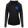 Damen cool contrast zoodie JC058 Miniaturansicht