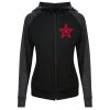 Damen cool contrast zoodie JC058 Miniaturansicht