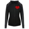 Damen cool contrast zoodie JC058 Miniaturansicht